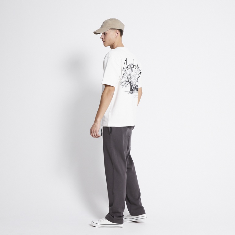 Printed sweat t-shirt "Again" Printed sweat t-shirt "Again"